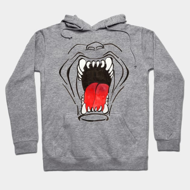 Monster Mouth Hoodie by AlstonArt